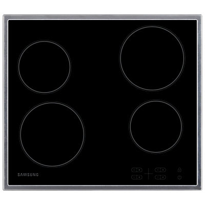 Samsung C61R1AAMST Ceramic Hob, Stainless Steel